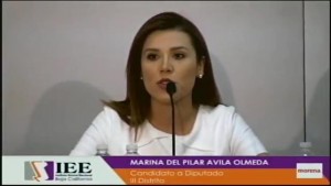 Marina del Pilar, candidata de Morena a diputada.