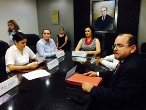 Diputada Mónica Bedoya, también preside la Comisión de Administración del Congreso local.