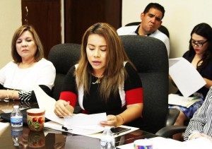 Regidora Mayra Alejandra Flores Preciado, representante del Partido Encuentro Social (PES) en el XXI Ayuntamiento de Mexicali.