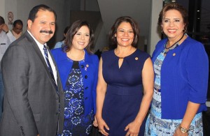 Diputados Federales del PAN por Baja California Exaltación González, Gina Cruz, Rosario Rodríguez y Luz Argelia Paniagua.
