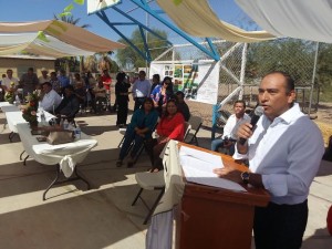 Diputado Andrés de la Rosa, en el Valle de Mexicali.