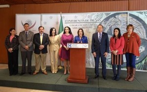 Gina Cruz, presidenta de la Comisión de Hacienda de la Cámara Federal de Diputado presentó la iniciativa.
