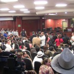La asistencia al pleno de sesiones "Licenciado Benito Juárez".