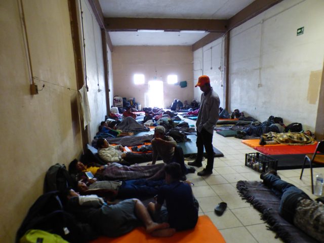 Migrantes hondureños