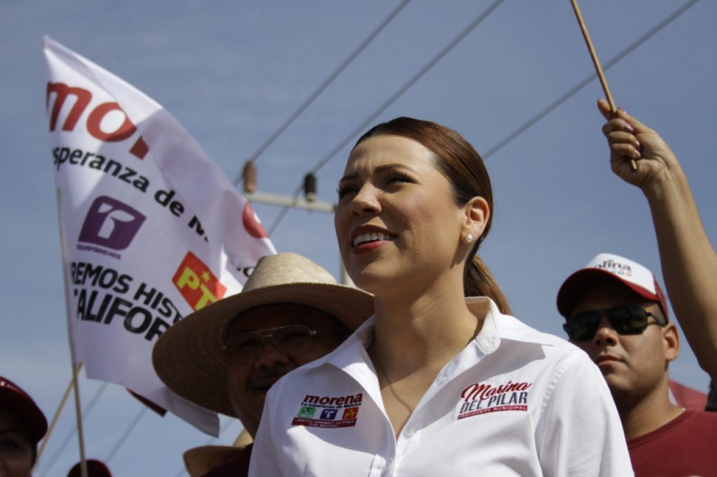 Piden pavimentación a la candidata de Morena, Marina del Pilar