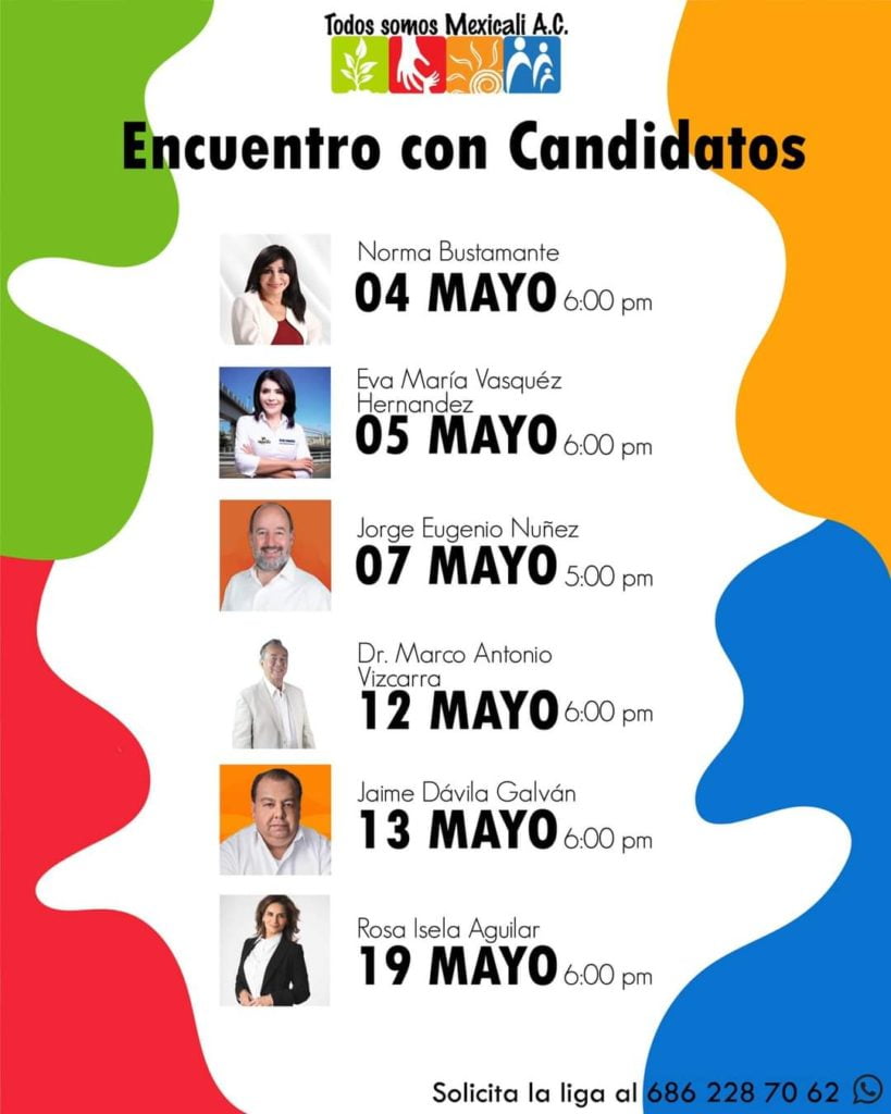 TSM AJUSTA AGENDA CON ASPIRANTES A LA ALCALDÍA DE MEXICALI