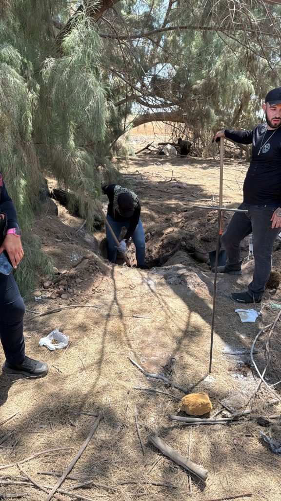 Encuentran osamenta en Jardines de Mendoza