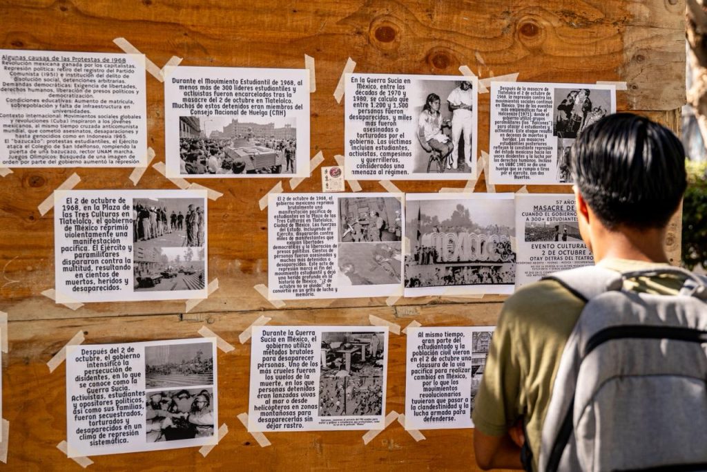 Alumnos de la UABC recuerdan la masacre de Tlatelolco y exigen transporte público accesible