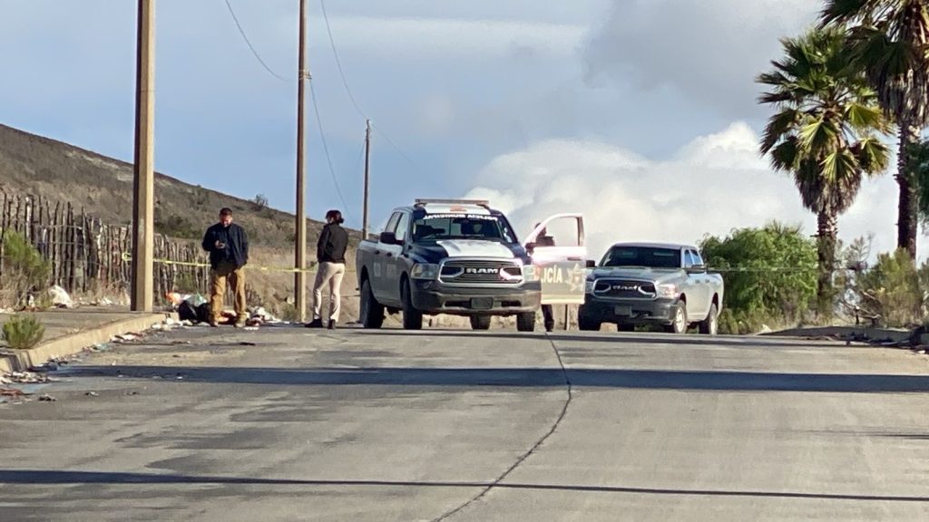 Encuentran a persona calcinada en vía pública de la colonia Palma Real