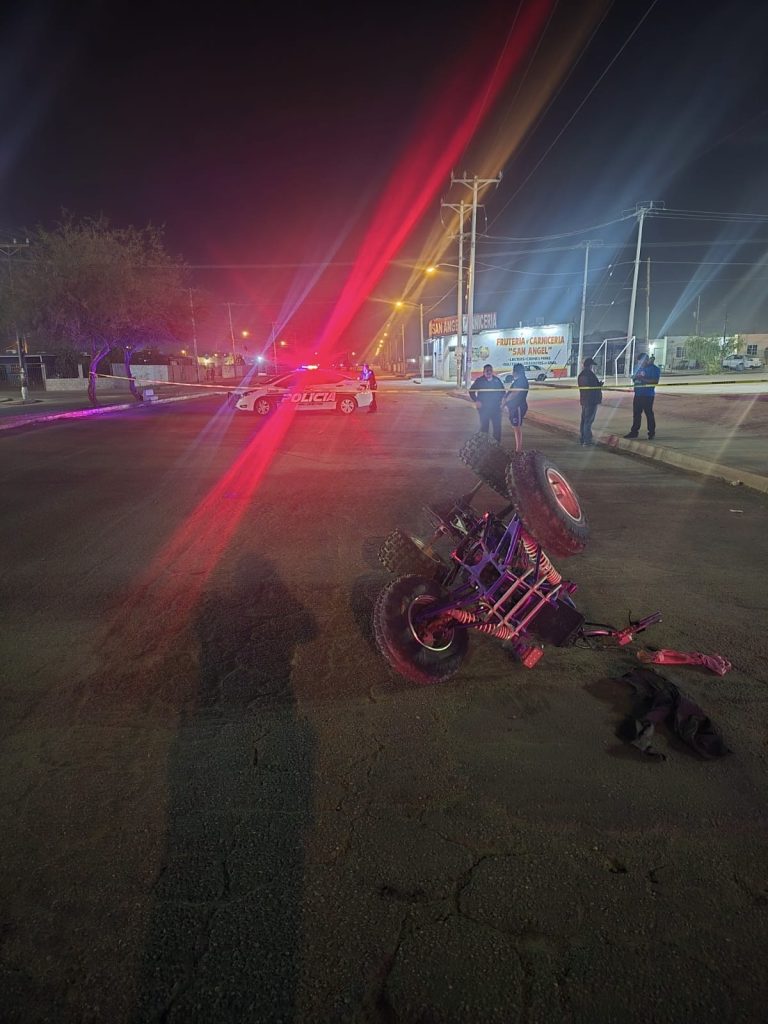 Muere hombre tras perder el control de una cuatrimoto en Parajes de Puebla