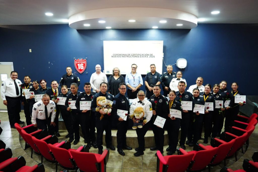 Culmina con éxito en Mexicali Seminario de certificación internacional D.A.R.E.