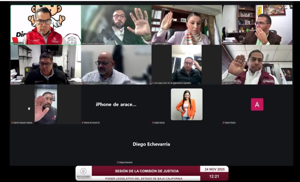 Analizan 3 proyectos de Dictamen en Comisión de Justicia