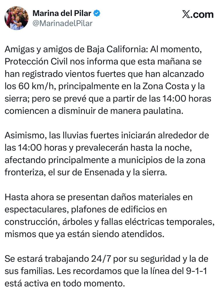 Esperan lluvias en Zona Costa en la noche del 24 de diciembre