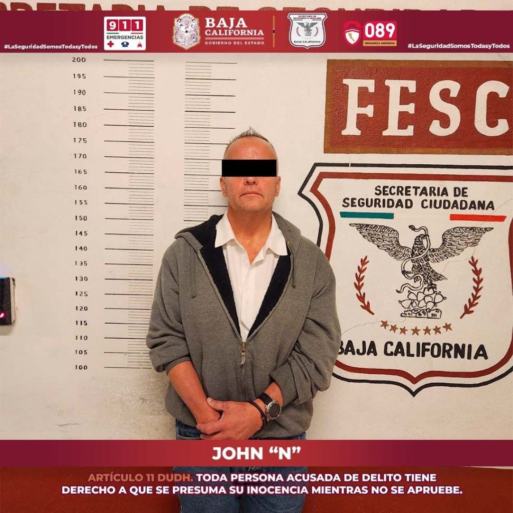 Atrapan a peligroso fugitivo de EUA, se hizo pasar como agente del FBI