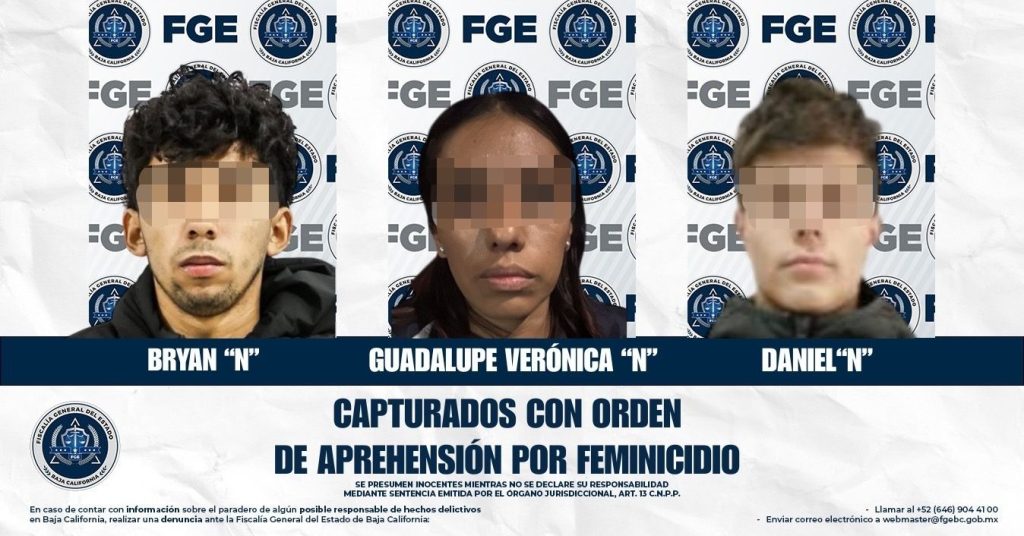 Capturan a tres implicados en feminicidio de Abogada Emilia Ortega #Tijuana