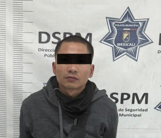 Atrapan asaltante de zona Poniente de Mexicali