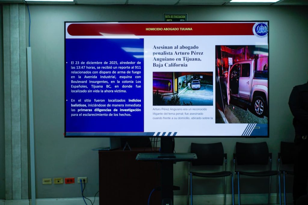«Todas las líneas están abiertas; hay un detenido”: Fiscalía sobre asesinato de abogado penalista en Tijuana