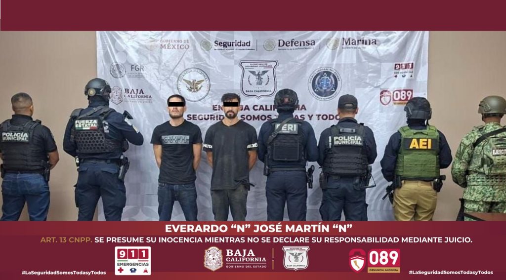 Capturan a presuntos delincuentes de Colonia El Naranjo #Ensenada