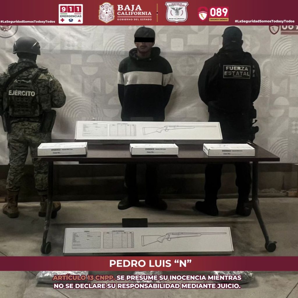 Neutralizan a sujeto armado en Tijuana, intentó agredir a policía