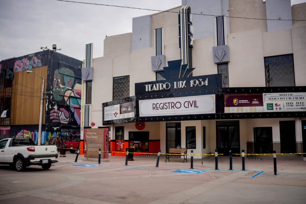 Registro Civil brindará servicios y trámites en el Teatro Lux en Centro Histórico de Mexicali