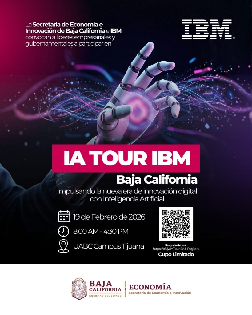 Invitan a participar en el IA TOUR IBM – Baja California