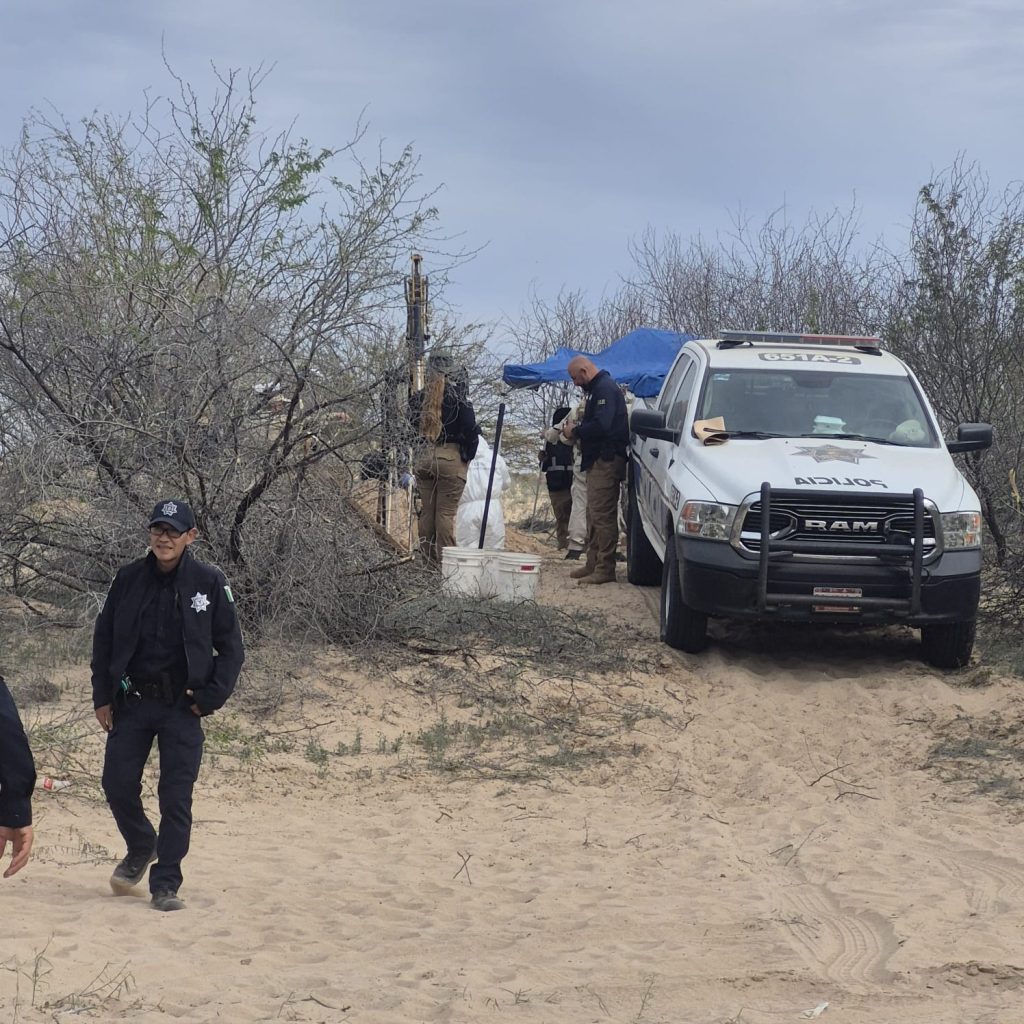 23 víctimas en 11 fosas en el parque Pronatura del ejido Miguel Alemán #ValledeMexicali