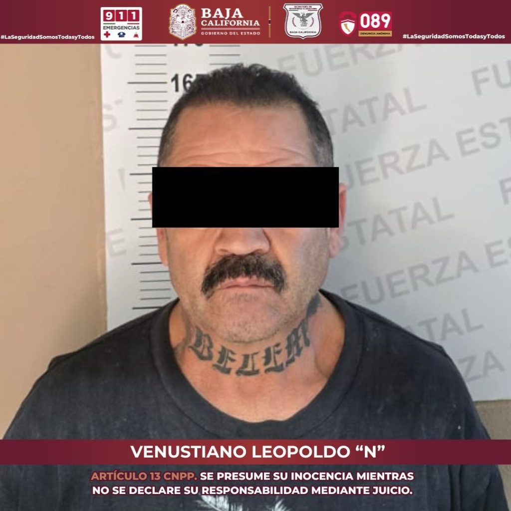 Arrestan a presunto agresor sexual en Ensenada
