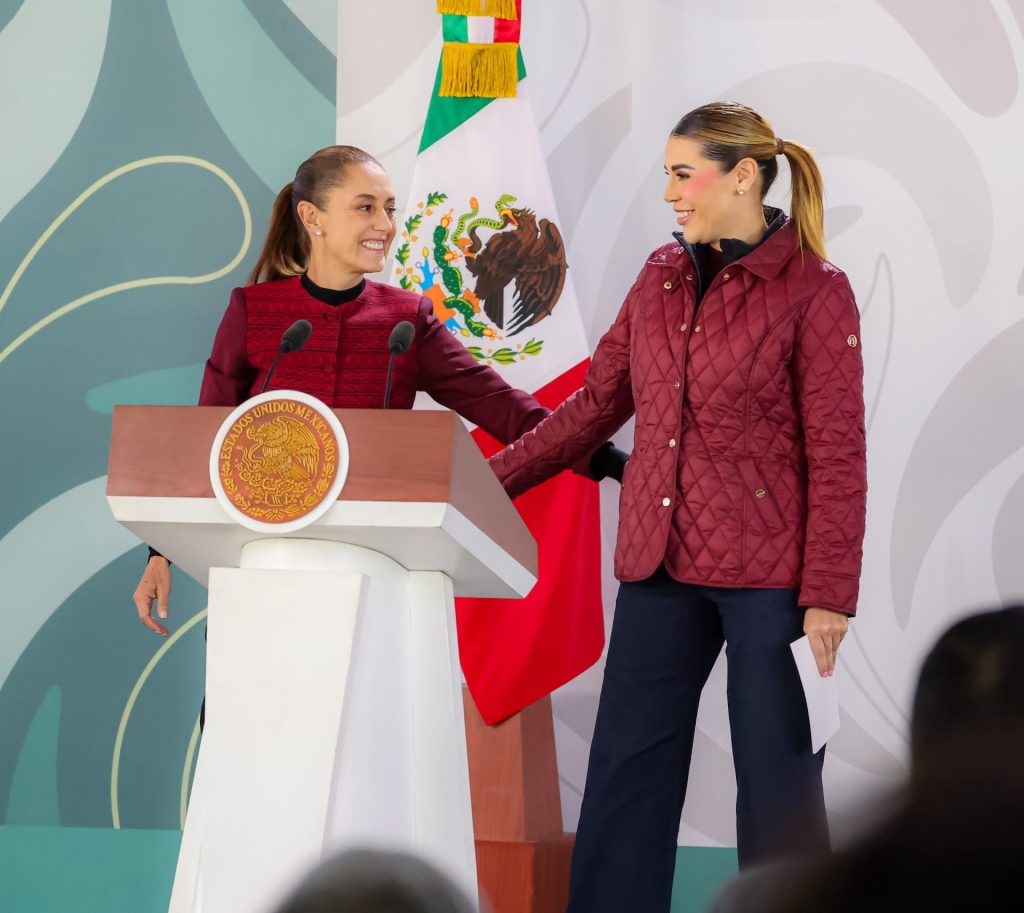 Respaldo al gobierno, destaca Marina del Pilar, luego de la visita presidencial