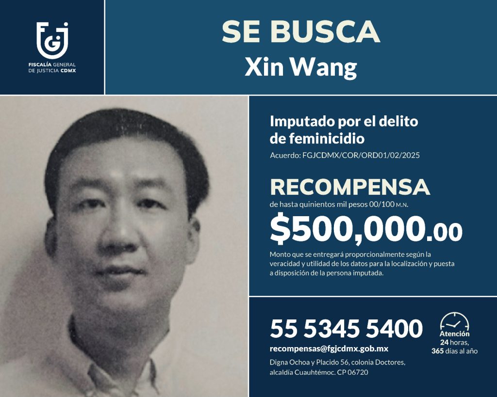 Buscan a feminicida de China de CDMX, por si lo ven en Mexicali