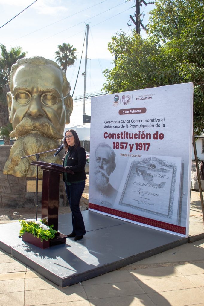Conmemora Gobierno de Ensenada aniversario de Ia Promulgación de la Constitución Política de los Estados Unidos mexicanos