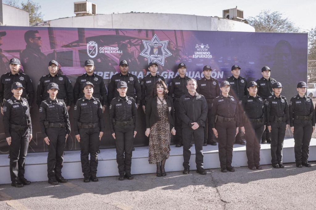 21 nuevos policías se suman a la Dirección de Seguridad Pública de Mexicali