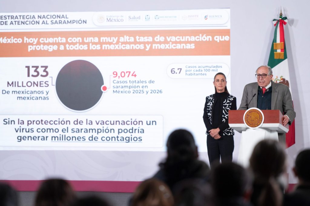 Mueren más de 28 personas por Sarampión, 9,074 contagiados en México