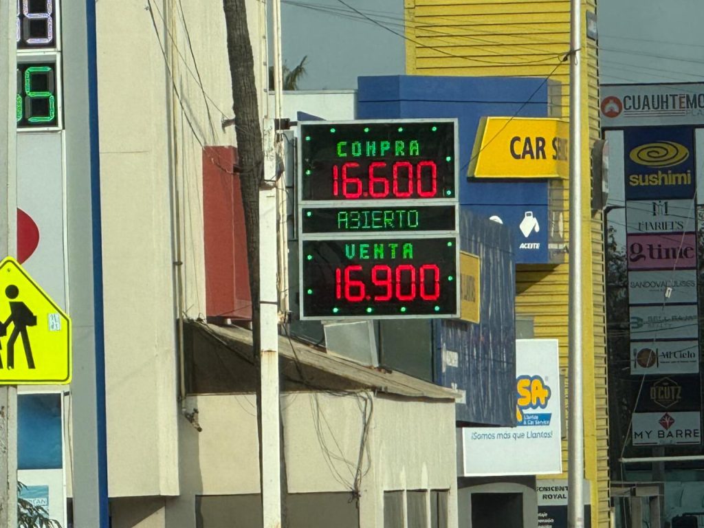 3 días con #superpeso, en casas de cambio de Tijuana por debajo de los 17 pesos