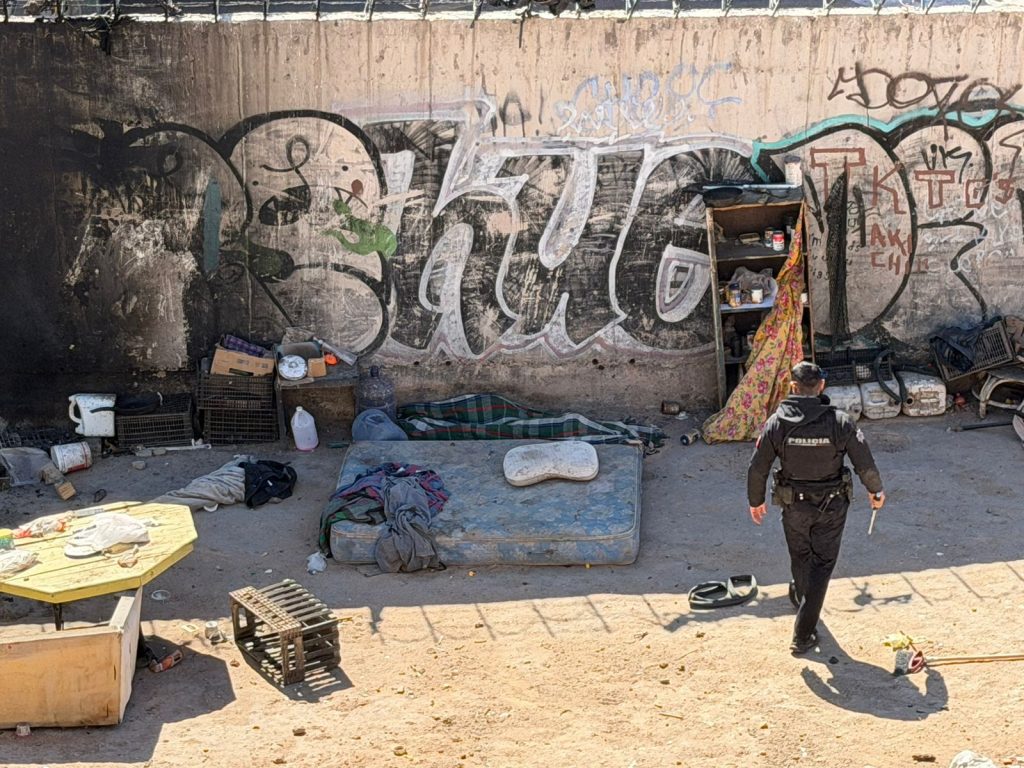 Persona fallecida con lesiones de quemaduras en el área del ferrocarril de Mexicali