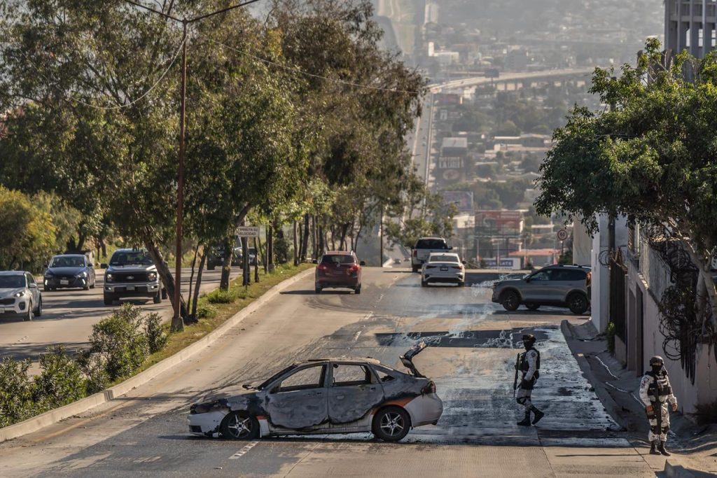 Hechos violentos y quema de vehículos moviliza a corporaciones en BC