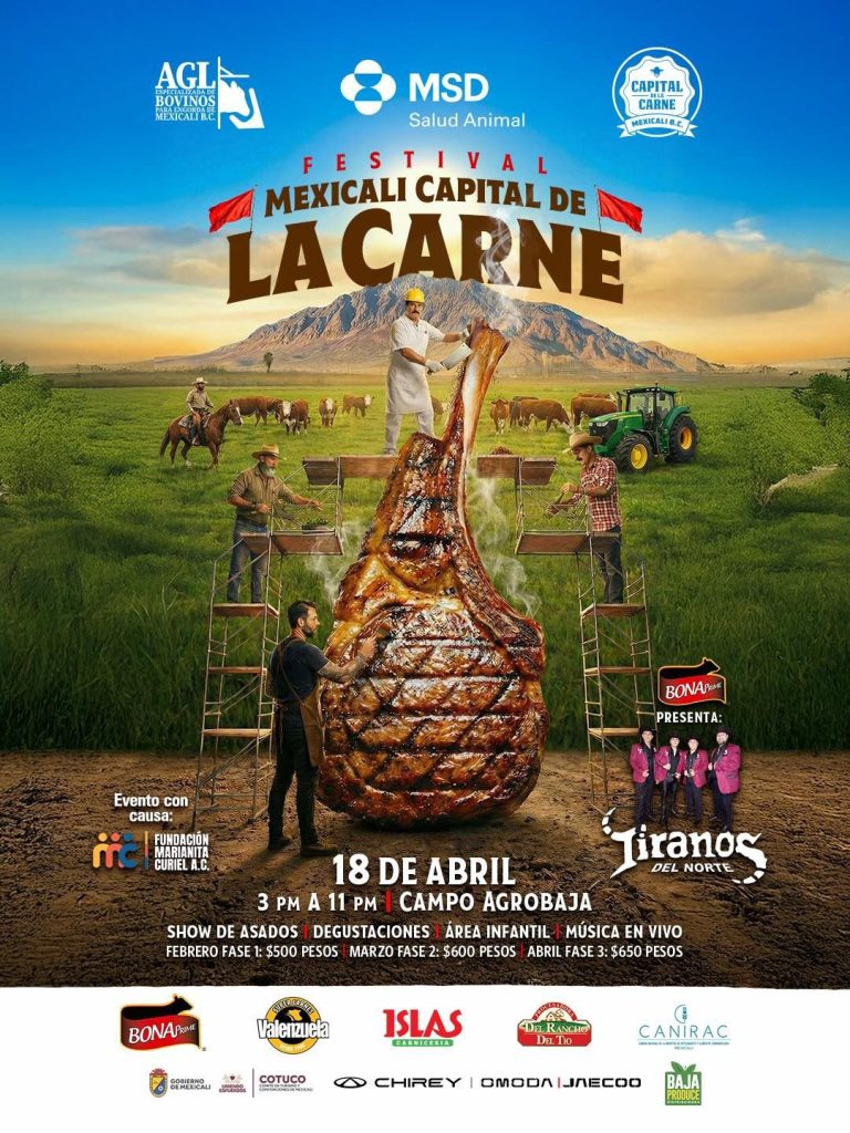 Anuncian Sexta edición del Festival «Mexicali Capital de la Carne»
