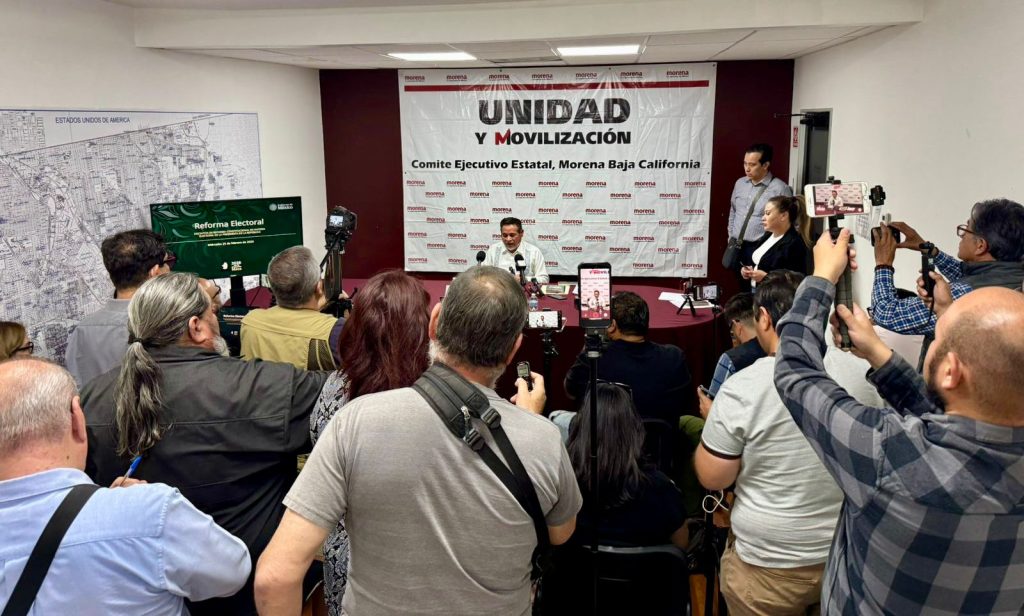 Morena BC respalda reforma electoral de Sheinbaum y pide unidad rumbo a 2027