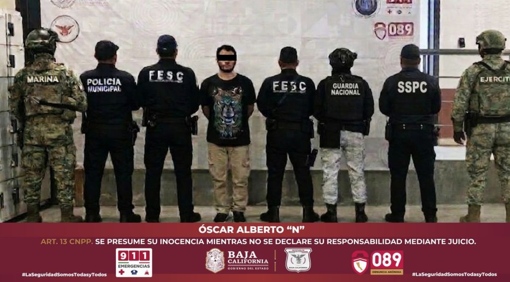 Capturan a sujeto involucrado en desaparición de persona en Tijuana