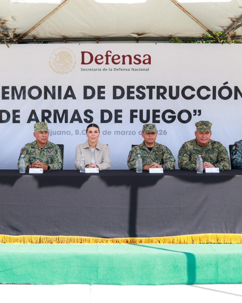 Destruyen más de 1,700 armas decomisadas, informó la gobernadora Marina del Pilar