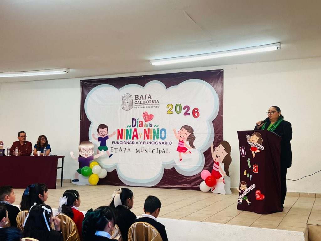 Realizan en Tijuana elección de niña y niño funcionario 2026, etapa municipal