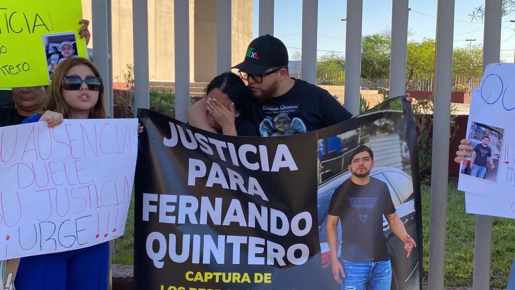 Exigen justicia para Fernando Quintero tras una semana de su asesinato