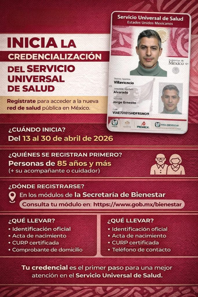 Presentan Decreto para crear el servicio universal de salud en México