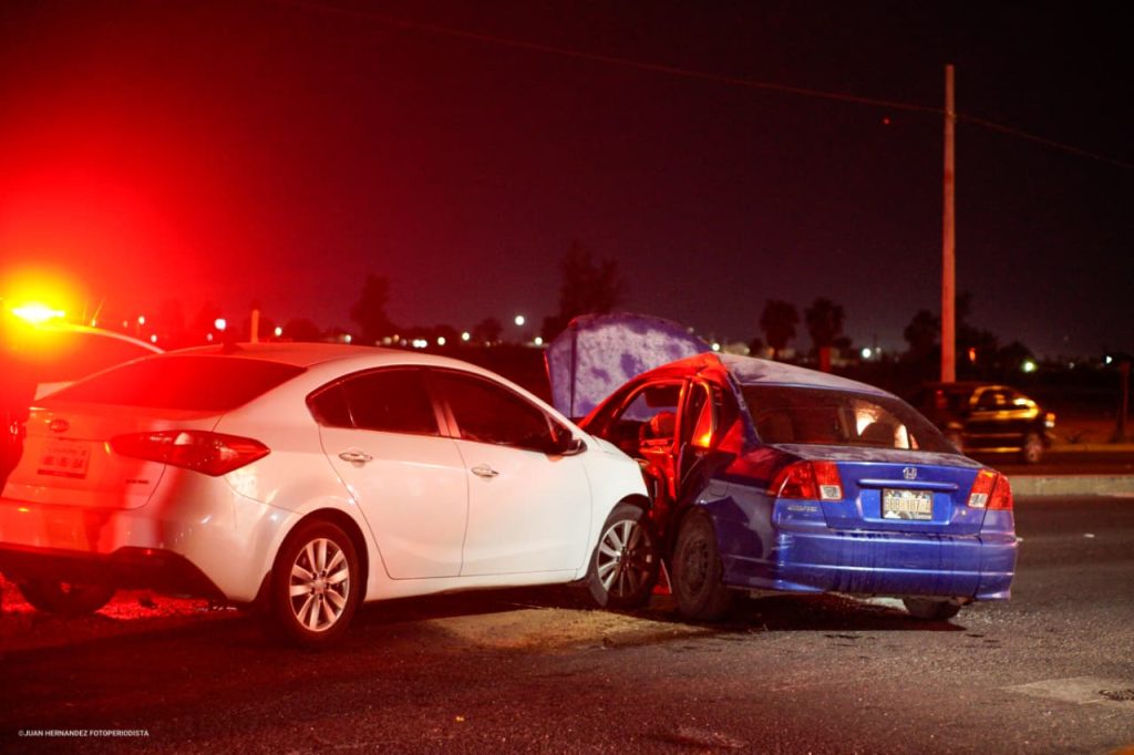 Aparatoso choque deja a una mujer sin vida en Mexicali; responsable conducía en estado de ebriedad