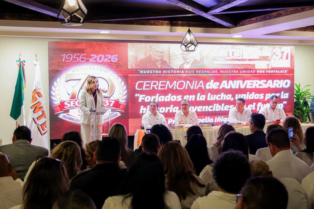 Unidad entre Estado y docentes garantiza mejor futuro: gobernadora Marina del Pilar