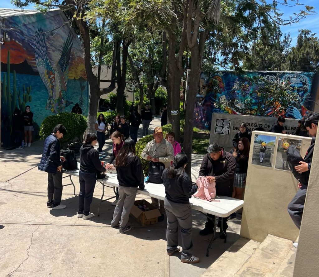 Realizan operativo mochila en planteles del sistema COBACH