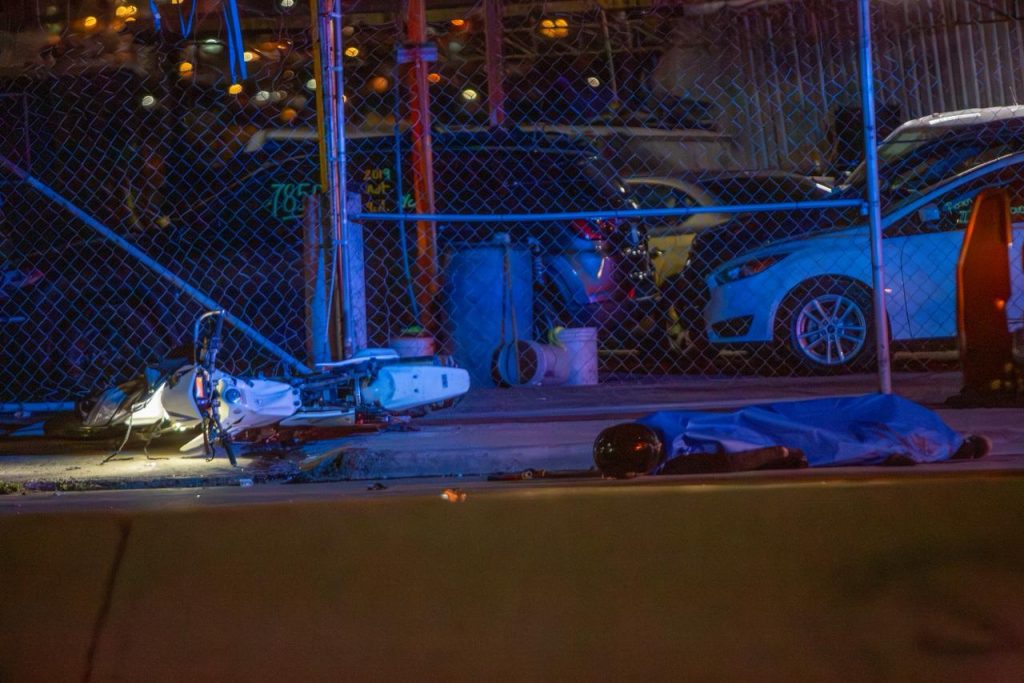 Accidente en el bulevar Benítez cobra la vida de un motociclista