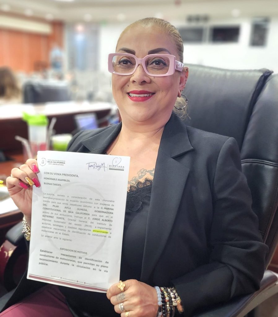 Congreso exhorta a implementar identificación obligatoria de motociclistas en BC