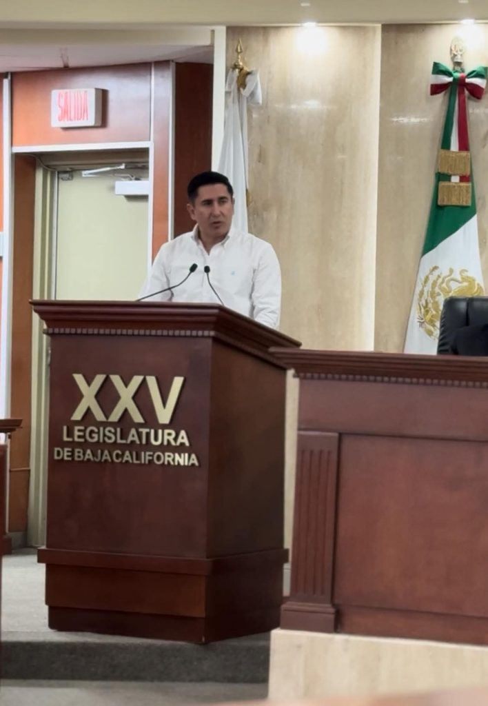 Dip. Diego Echevarría impulsa iniciativa para ordenar cableado aéreo y proteger a familias de BC