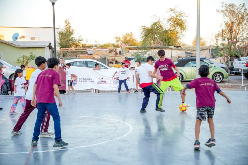 Realizarán retas de fútbol «México Imparable» en Unidad Deportiva Voluntad en Mexicali