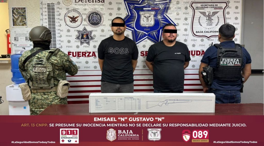 Sorprende Grupo K9 de Fuerza Estatal a hombre armado en Colonia Morelos #Ensenada